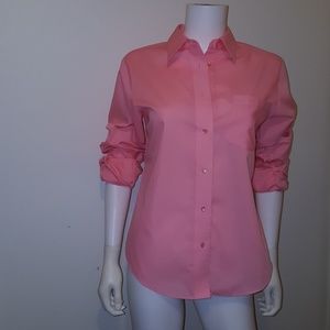 Foxcroft Pink Button Down Shirt